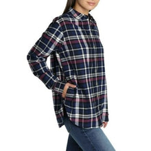 Load image into Gallery viewer, Jachs Girlfriend Women&#39;s Plaid Print Flannel  Shirt
