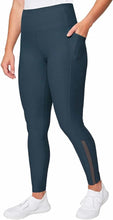 Load image into Gallery viewer, Mondetta Womens High Waist Active Legging Mesh Details Side Pockets

