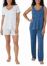 Load image into Gallery viewer, Eddie Bauer Womens 4-Piece Pajama Set
