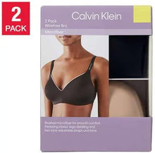 Load image into Gallery viewer, Calvin Klein Womens 2-Pack Lightly Lined Wirefree Bra
