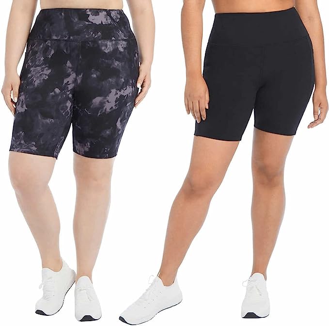 Danskin Ladies' Bike Short, 2-Pack