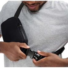 Load image into Gallery viewer, Lole Unisex Belt Bag Crossbody Fanny Pack Waist Bag, Black 7.5in X 5in X 2in
