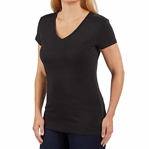 Kirkland Signature Women's V-Neck  Pima Cotton T-Shirt