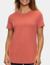 Load image into Gallery viewer, Felina Women&#39;s Slub Jersey Crew Neck Short Sleeve T-Shirt
