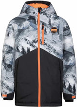 Load image into Gallery viewer, Hurley Boy&#39;s Youth Winter Hooded Snowboard Jacket, Gray/Black XS 5/6
