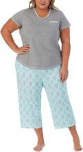 Load image into Gallery viewer, Carole Hochman Ladies 2-Piece Cotton Pajama Set for Women
