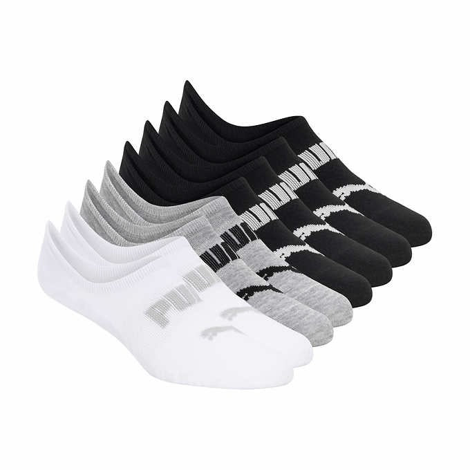 Puma Women's No Show Non-Slip Liner Socks