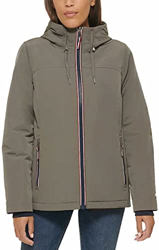Tommy Hilfiger Womens Heavyweight Softshell Hooded Jacket