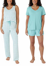 Load image into Gallery viewer, Eddie Bauer Womens 4-Piece Pajama Set
