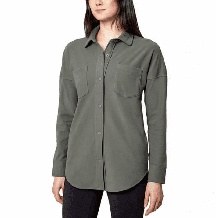 Mondetta Women S Cozy Fleece Shirt Jacket