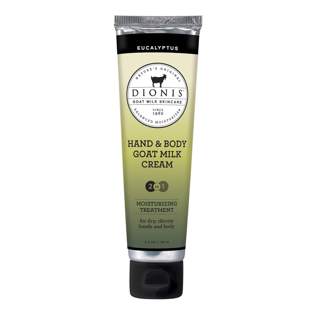 Dionis Hand & Body Cream 3.3 Oz, Eucalyptus