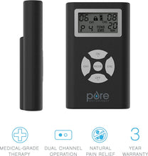 Load image into Gallery viewer, Pure Enrichment PurePulse Dual Channel TENS and EMS Combo Muscle Stimulator
