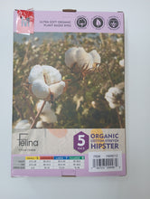 Load image into Gallery viewer, Felina Women&#39;s 5 Pack Organic Cotton Stretch Hipster
