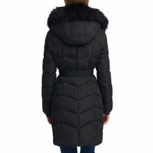 Load image into Gallery viewer, Calvin Klein Faux Fur-Trim Belted Quilted Parka Coat Jacket
