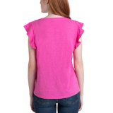 Load image into Gallery viewer, Ecothreads Women&#39;s 2-pack Flutter Sleeve Soft Organic Cotton Tee Top
