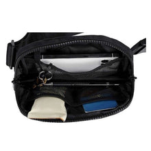 Load image into Gallery viewer, Lole Unisex Belt Bag Crossbody Fanny Pack Waist Bag, Black 7.5in X 5in X 2in

