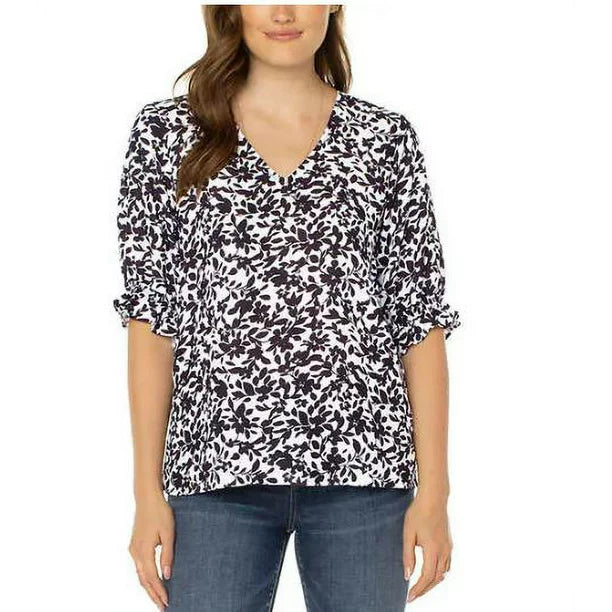 Well Worn Ladies' V-Neck Blouse
