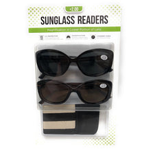 Load image into Gallery viewer, Icon Women's Reading Sunglasses Bifocals 2 Pack+Cases
