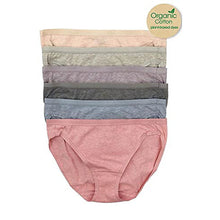Load image into Gallery viewer, Felina Ladies&#39; Organic Cotton Stretch Bikini 6 Pack
