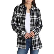 Load image into Gallery viewer, Jachs Girlfriend Women&#39;s Plaid Print Flannel  Shirt
