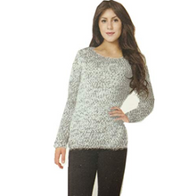 Load image into Gallery viewer, Buffalo David Bitton Womens Marled Eyelash Knit Pullover Sweater
