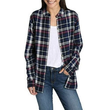 Load image into Gallery viewer, Jachs Girlfriend Women&#39;s Plaid Print Flannel  Shirt
