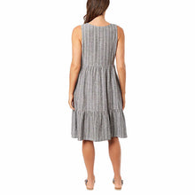 Load image into Gallery viewer, Briggs Ladies&#39; Tiered Linen Blend Dress
