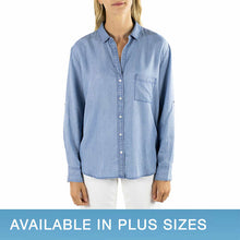 Load image into Gallery viewer, Jach&#39;s Girlfriend Ladies&#39; Long Sleeve Button-Up Blouse
