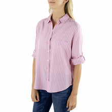 Load image into Gallery viewer, Jach&#39;s Girlfriend Ladies&#39; Long Sleeve Button-Up Blouse
