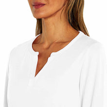 Load image into Gallery viewer, Orvis Ladies&#39; ¾ Sleeve Split Neck Top
