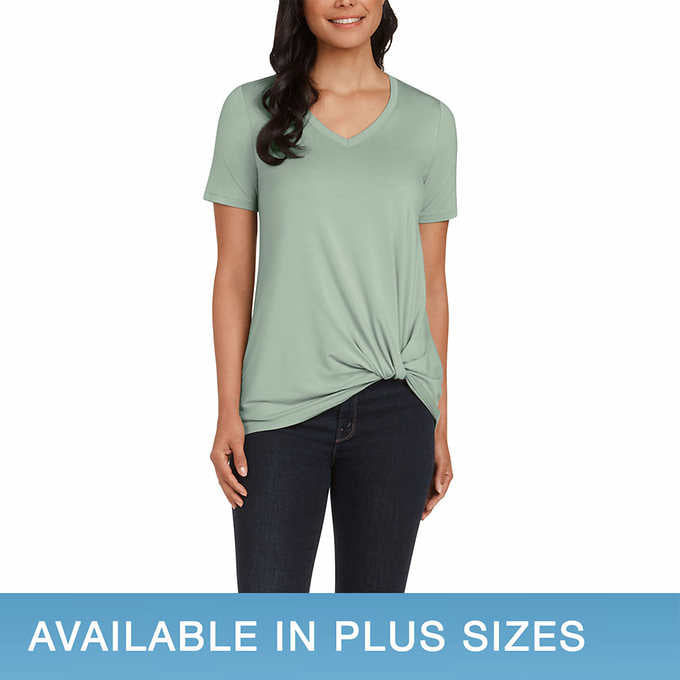 Matty M Ladies' Twist Knot Top