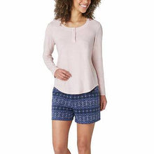 Load image into Gallery viewer, Eddie Bauer Ladies&#39; 3-Piece Waffle Fleece Pajamas Set
