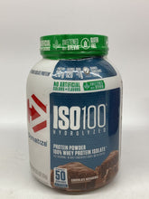 Load image into Gallery viewer, Dymatize ISO100 Hydrolyzed Whey Protein, 50 Servings Chocolate
