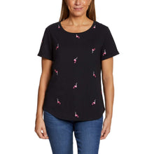 Load image into Gallery viewer, Vintage America Ladies Short Sleeve Embroidered Tee Relaxed Fit

