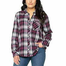 Load image into Gallery viewer, Well Worn Ladies&#39; Flannel Button-up Shirt
