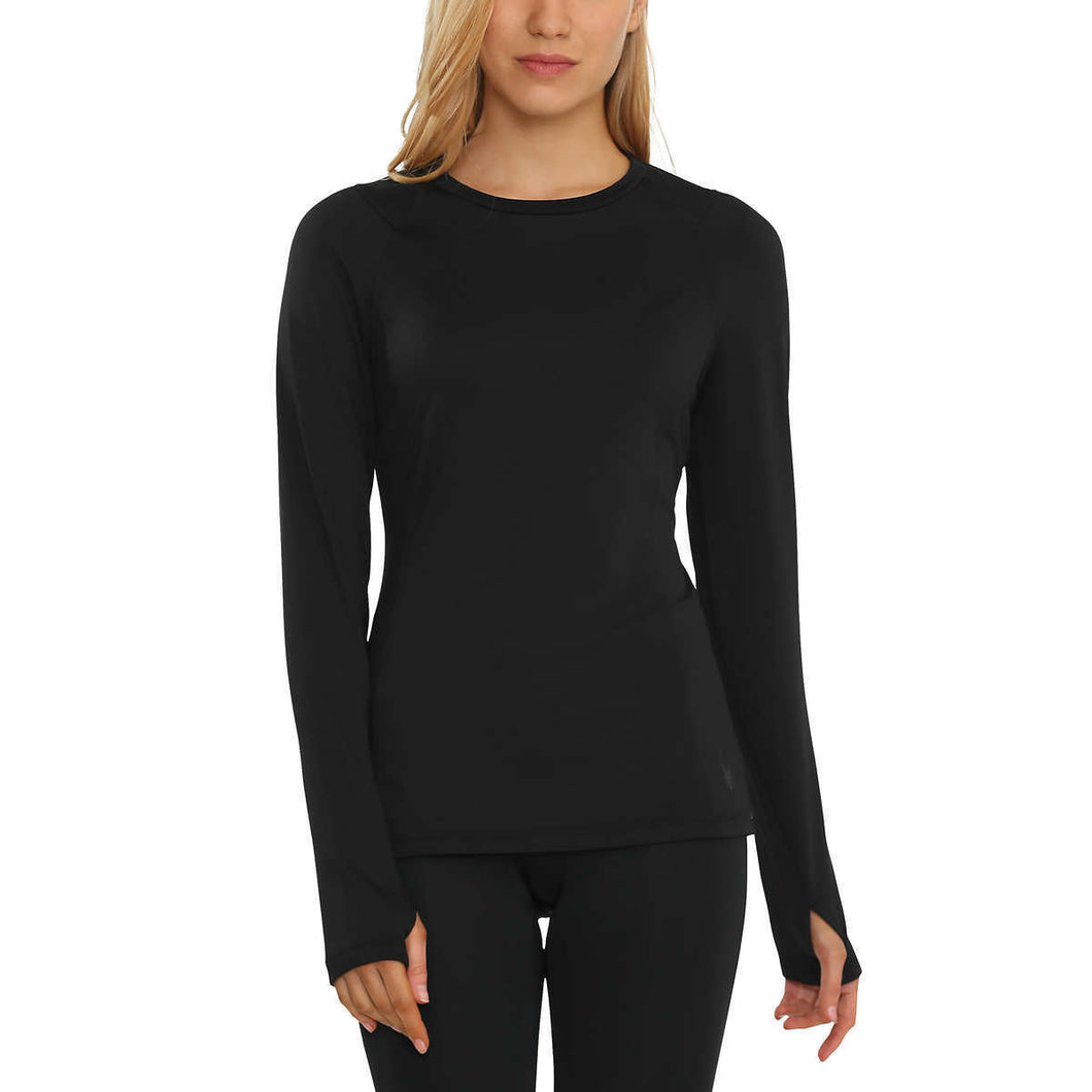 Spyder Ladies Brushed Long Sleeve Crewneck