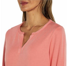 Load image into Gallery viewer, Orvis Ladies&#39; ¾ Sleeve Split Neck Top
