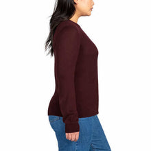 Load image into Gallery viewer, Katherine Barclay Merino Extra Fine Wool Crewneck Sweater

