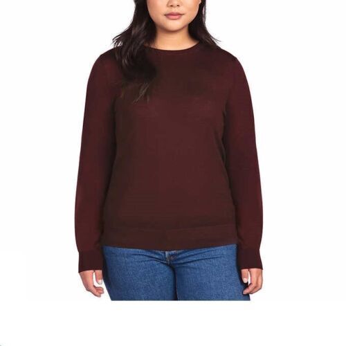 Katherine Barclay Merino Extra Fine Wool Crewneck Sweater