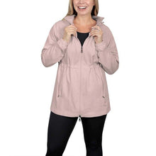 Load image into Gallery viewer, Kirkland Signature Women&#39;s Water and Wind Resistant Hooded Anorak Jacket
