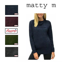 Load image into Gallery viewer, MATTY M KNIT ENVELOPE NECK SWEATER
