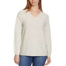 Load image into Gallery viewer, Ella Moss Womens Sweater V-Neck Long Sleeves Ribbed Soft

