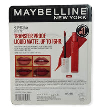 Load image into Gallery viewer, Maybelline New York Super Stay Matte Ink Liquid Lip Color Set 4 pack
