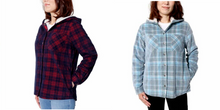 Load image into Gallery viewer, Soho Threads Ladies&#39; Corduroy Hooded Shirt Jacket
