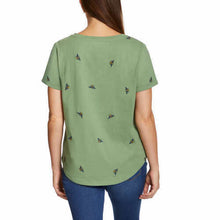 Load image into Gallery viewer, Vintage America Ladies Short Sleeve Embroidered Tee Relaxed Fit

