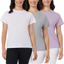 Load image into Gallery viewer, 32 Degrees Cool Women&#39;s Ultra Soft Cotton Tee 3 Pack
