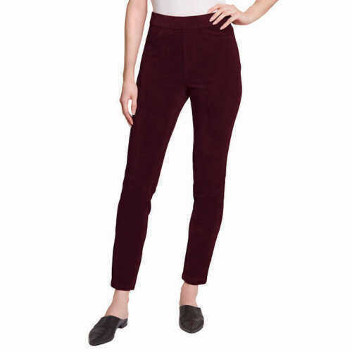Gloria Vanderbilt Pull on Skinny Knit Corduroy Mid Rise Pants