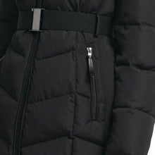 Load image into Gallery viewer, Calvin Klein Faux Fur-Trim Belted Quilted Parka Coat Jacket
