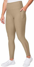 Load image into Gallery viewer, Mondetta Womens High Waist Active Legging Mesh Details Side Pockets
