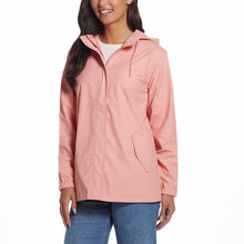 Load image into Gallery viewer, Weatherproof Vintage Ladies&#39; Rain Slicker Hooded Jacket
